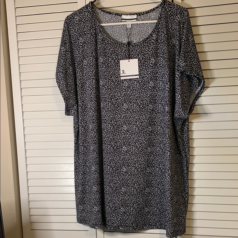 Jules & Leopold Monochrome Patterned Garment